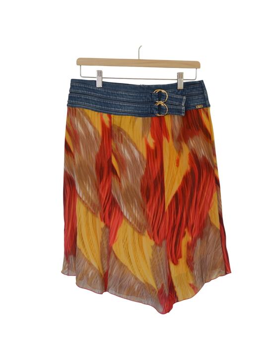 St. John Sport Dresses & Skirts - St John Sport Denim Silk Y2K Style Skirt Size Medium